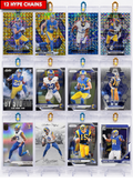 🐏 🏈 LA RAMS Card Hype Chains - Base Plus - 12 Pack 🔵 - FREE US SHIPPING